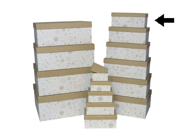 Geschenkschachtel Gerimport Snow Grösse 6
