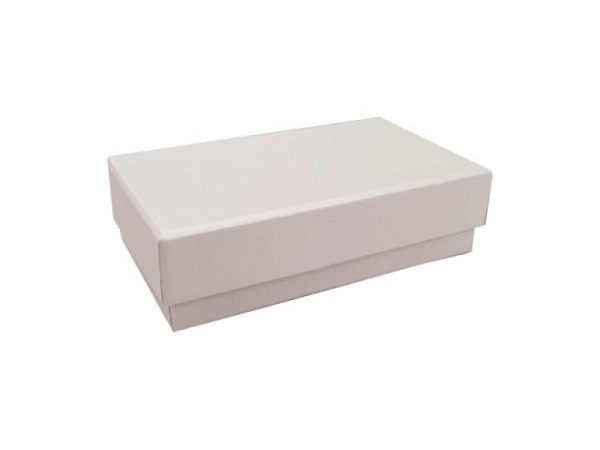 Geschenkschachtel Artoz Pure Box rechteckig S Perle weiss