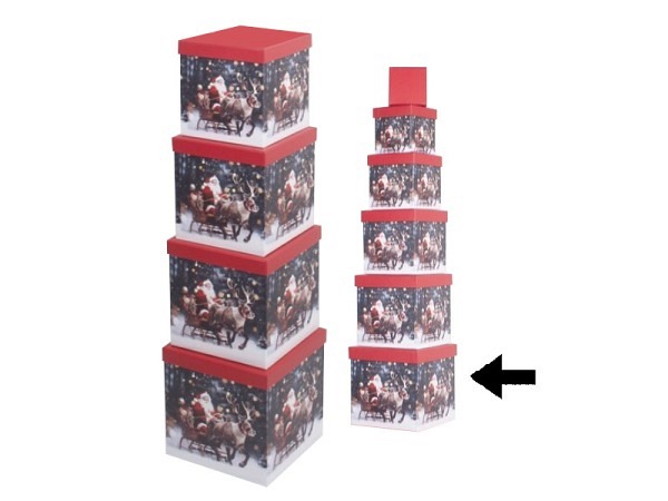 Geschenkschachtel Gerimport Desi quadratisch kubisch Grösse 6