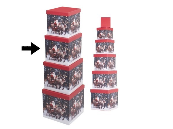 Geschenkschachtel Gerimport Desi quadratisch kubisch Grösse 8
