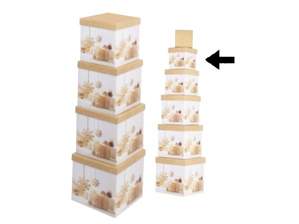 Geschenkschachtel Gerimport Tose quadratisch kubisch Grösse 2