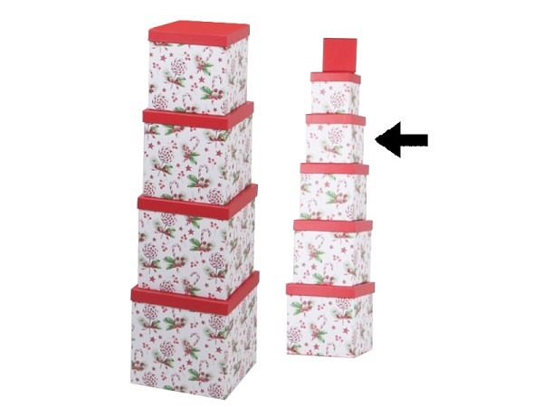 Geschenkschachtel Gerimport Pepi quadratisch kubisch Grösse 3