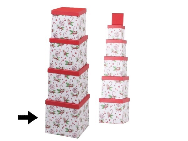 Geschenkschachtel Gerimport Pepi quadratisch kubisch Grösse 10
