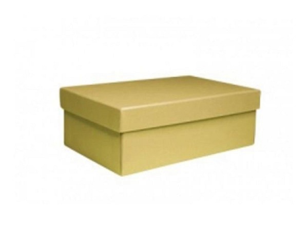 Geschenkschachtel Artoz Pure Box rechteckig M Glaze gold shine