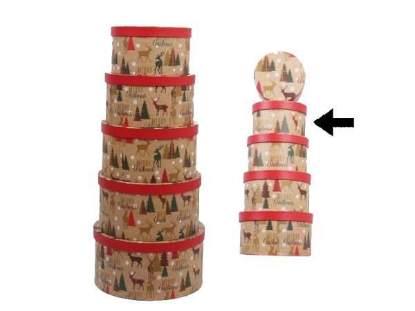 Geschenkschachtel Gerimport Moi rund Grösse 2