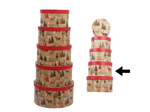 Geschenkschachtel Gerimport Moi rund Grösse 4