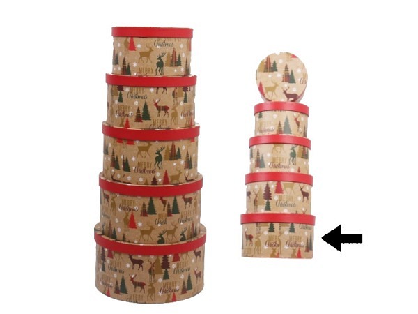 Geschenkschachtel Gerimport Moi rund Grösse 5