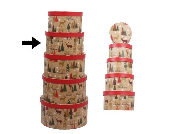 Geschenkschachtel Gerimport Moi rund Grösse 7