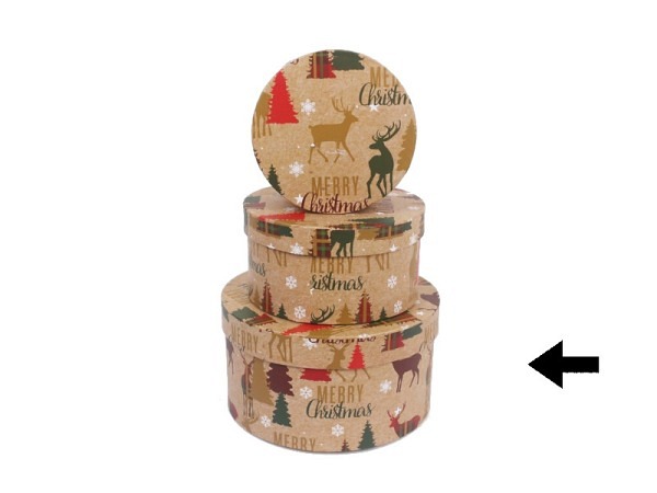Geschenkschachtel Gerimport Moi rund Grösse 3