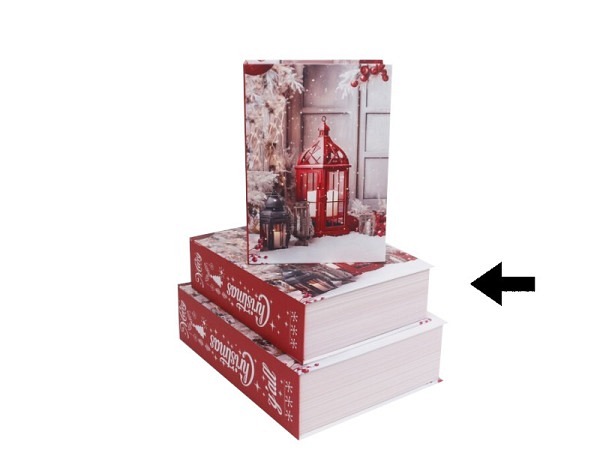 Geschenkschachtel Gerimport Prim Buchform Grösse 2