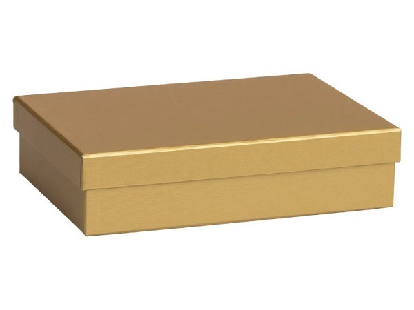 Geschenkschachtel Stewo One Colour gold 16,5x24x6cm