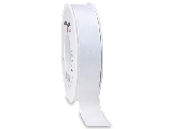 Geschenkband Präsent Europa 25mmx50m weiss