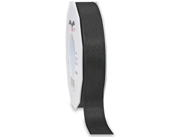 Geschenkband Präsent Europa 25mmx50m schwarz