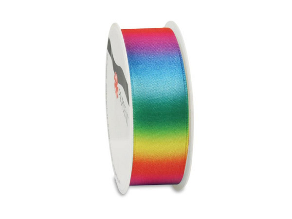 Geschenkband Präsent Rainbow 25mmx3m Regenbogen