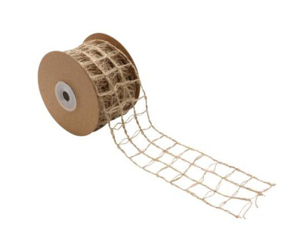Geschenkband Glorex Juteband natur 50mmx5m