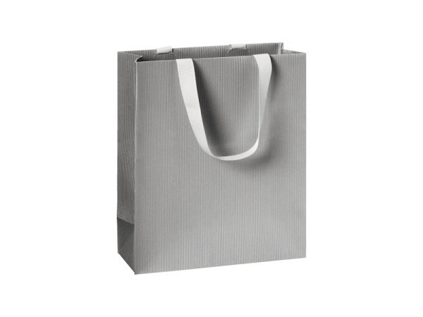 Geschenksack Stewo One Colour silber 18x8x21cm
