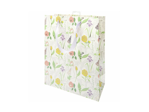 Geschenksack Rico Design Blumenwiese L 26x32x12cm