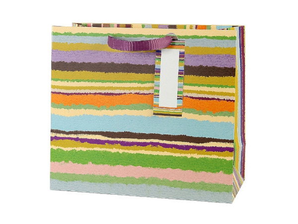 Geschenksack Artebene Streifen 32,5x37x16cm