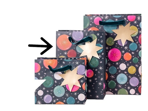 Geschenksack Artebene Kugeln