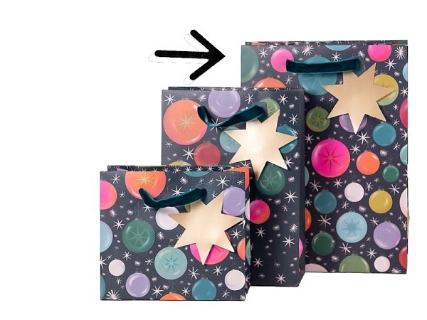 Geschenksack Artebene Kugeln