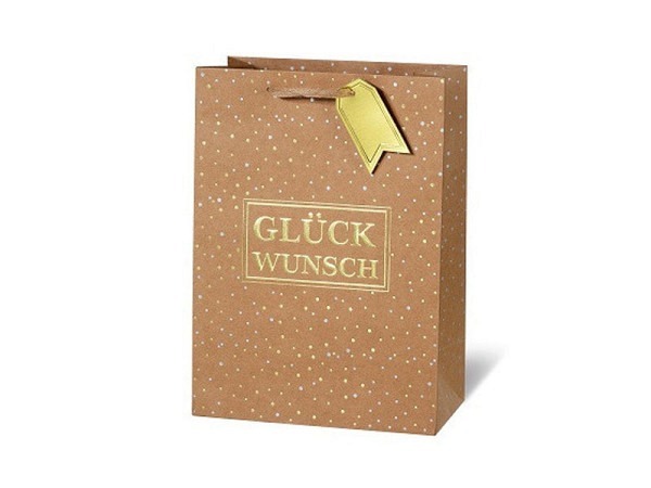 Geschenksack bsb Glückwunsch 36x26x14cm