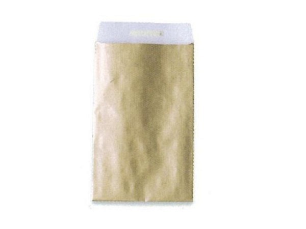 Geschenksack Stewo Uni gold 22x30x5+6cm, innen weiss