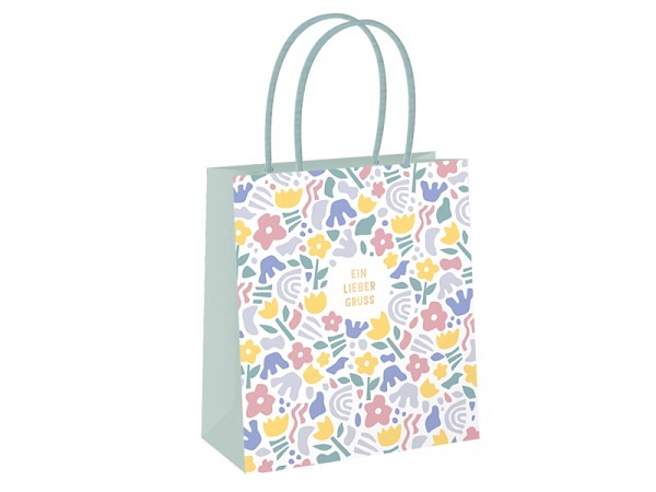 Geschenksack Grafik Werkstatt Ein Lieber Gruss 18x21cm