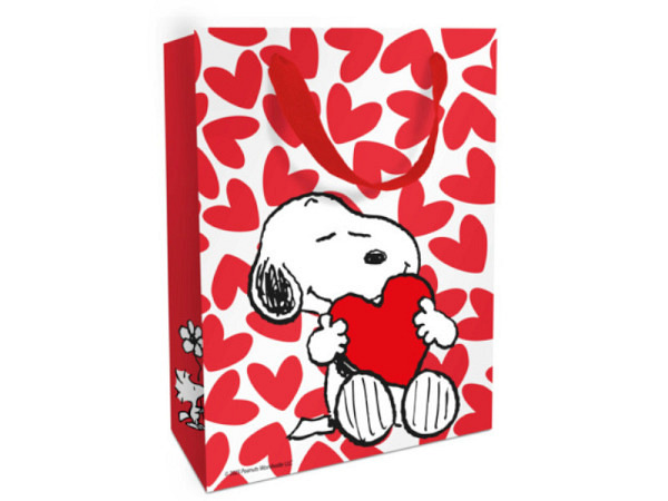Geschenktasche Braun&Company Snoopy Love