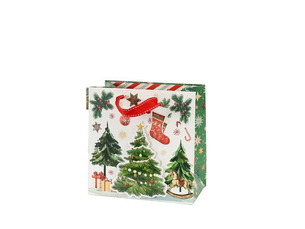 Geschenksack Artebene Nostalgie 3D, 20x20x11cm