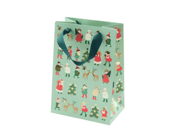 Geschenksack Rico Design Weihnachtsfiguren M 18x26x12cm