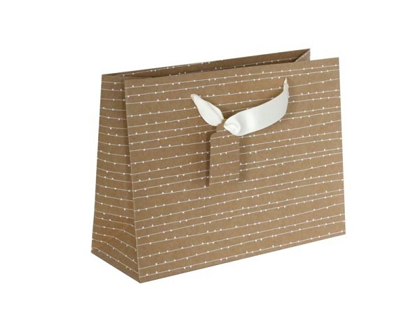 Geschenksack Artoz Pure Shopper M Kraftpapier, 27x20x11cm