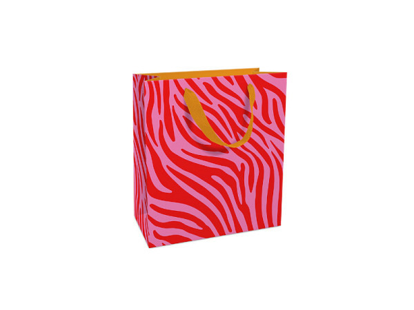 Geschenksack Braun&Company Go Wild Serengeti pink power 18x21x8cm