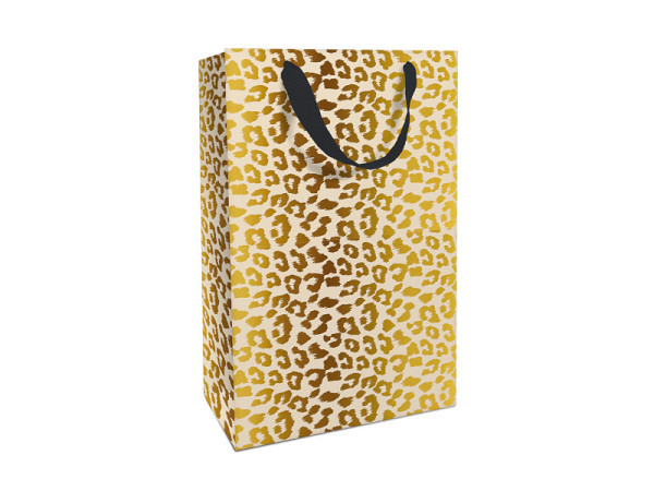 Geschenksack Braun&Company Go Wild Leo desert dust 24x36x13cm