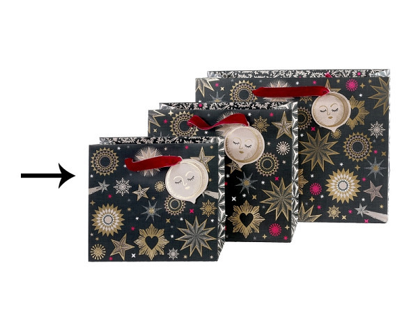Geschenksack Artebene Sterne und Mond