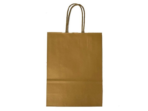 Geschenksack gold 18x24x8cm