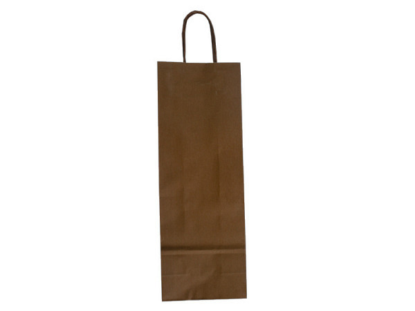 Flaschentasche Kraftpapier braun