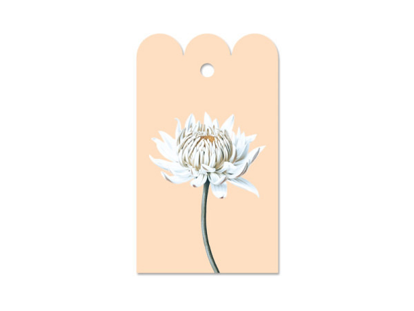 Geschenksanhänger 3040 Dahlie A8