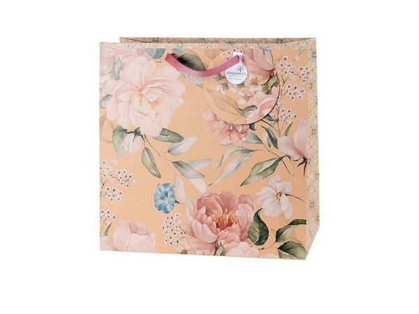 Geschenksack Artebene Kraftpapier Finest Blüte 38x38x21cm