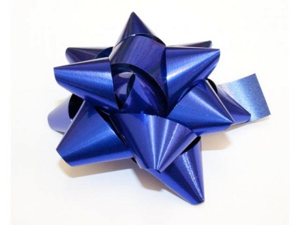 Geschenkmaschen Star Metal Unito blau
