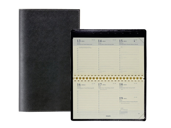 Agenda Brepols Omniplan Calpe schwarz