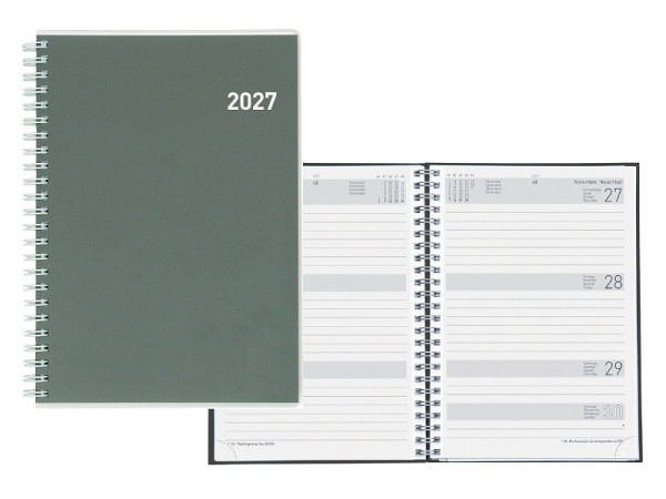 Agenda Biella Dispo Term Wire-O Cylar Kunststoffdeckel