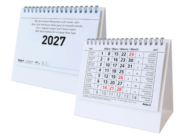 Tischkalender Biella Basic Cylar 