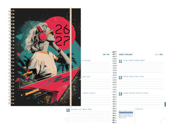 Agenda Simplex Sommer Emotions Weekly A6 Sound