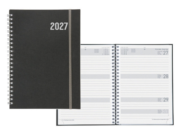 Agenda Biella Dispo Term Savanna dunkelgrau