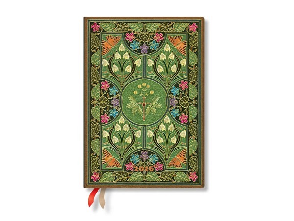 Agenda Paperblanks Midi 13x18cm Blühende Poesie