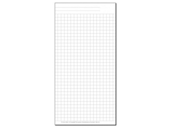 Einlage Timesystem Compact 8,5x16,9cm Notizpapier kariert