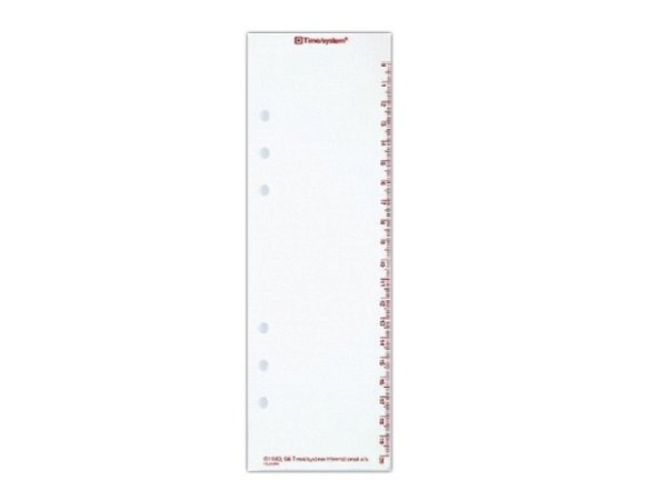 Einlage Timesystem Compact 8,5x16,9cm Terminzeichen transp