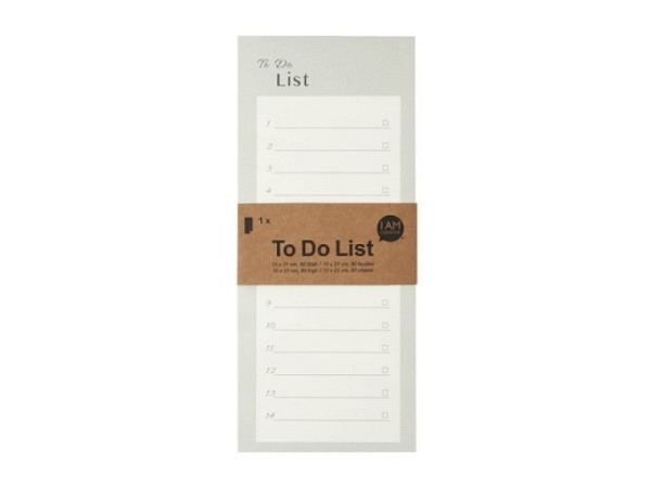 Planer I am creative To do List grün 10x21cm