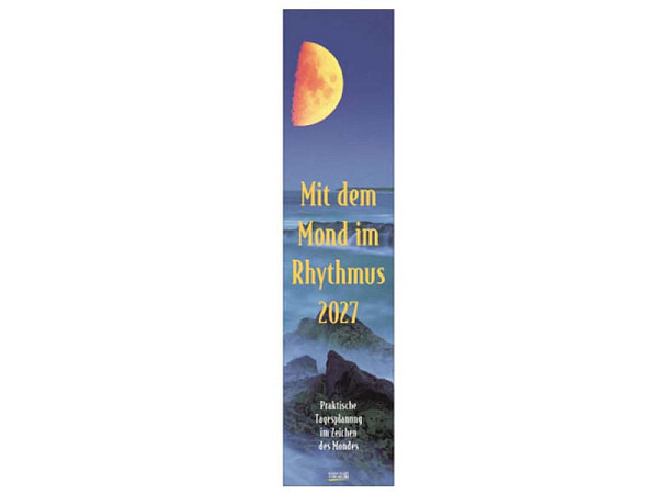 Kalender Mit dem Mond im Rythmus 11x48cm