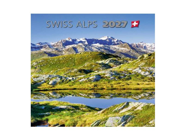 Kalender Swiss Alps, 30x30cm, Broschürenkalender